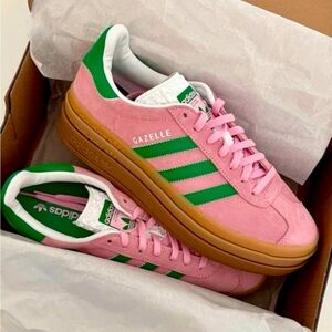Adidas Gazelle Bold Pink Sneakers